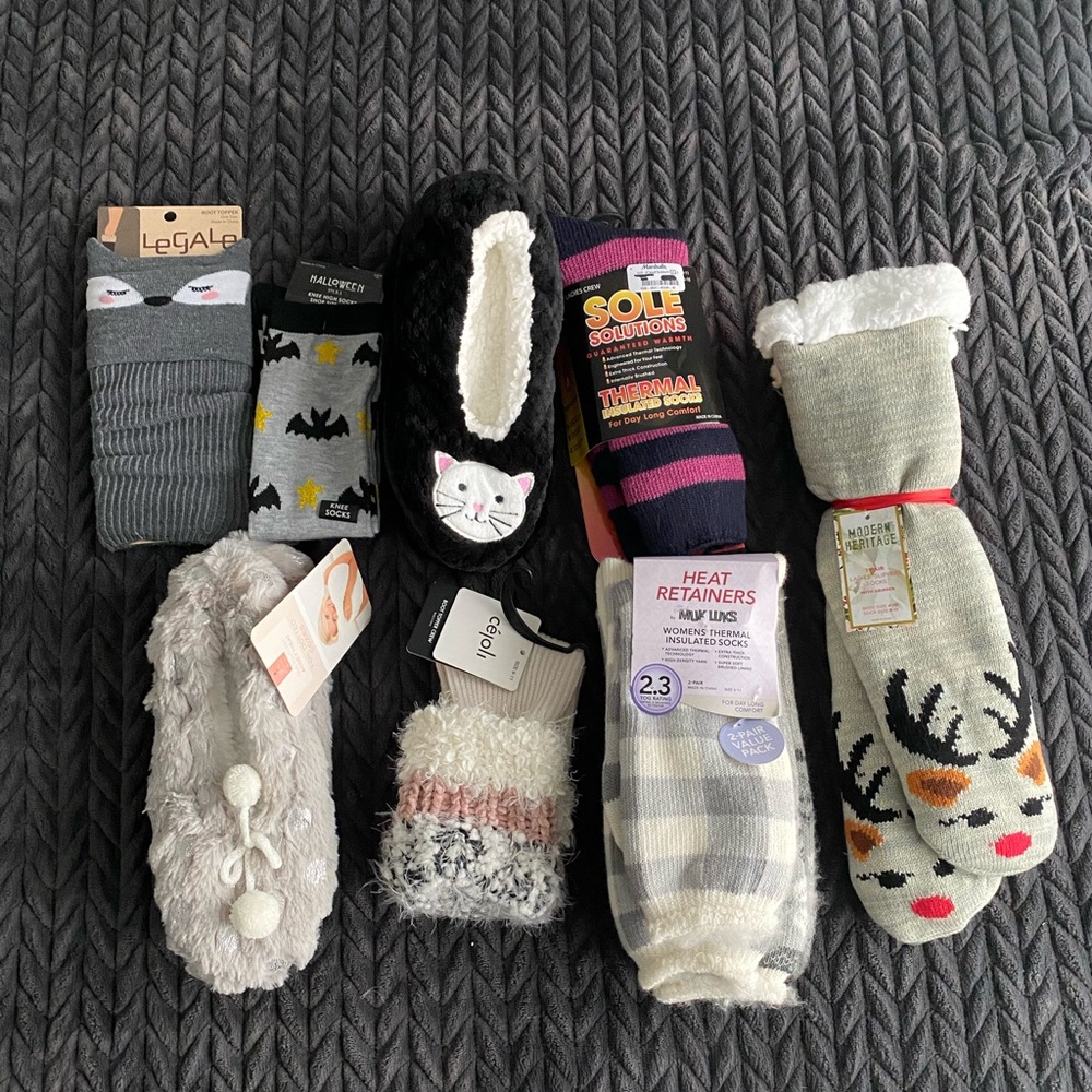 NWT Slipper Socks Bundle